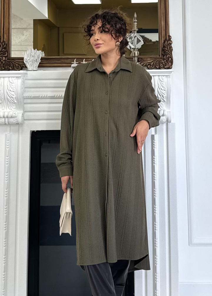 Örme Kumaş Gömlek